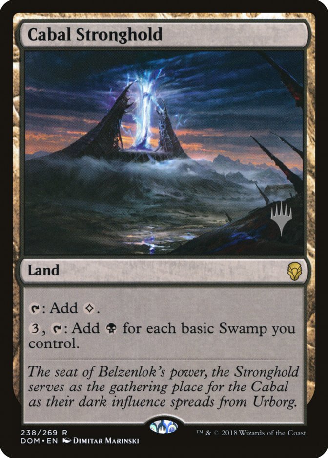 Cabal Stronghold (Promo Pack) [Dominaria Promos] | Galaxy Games LLC