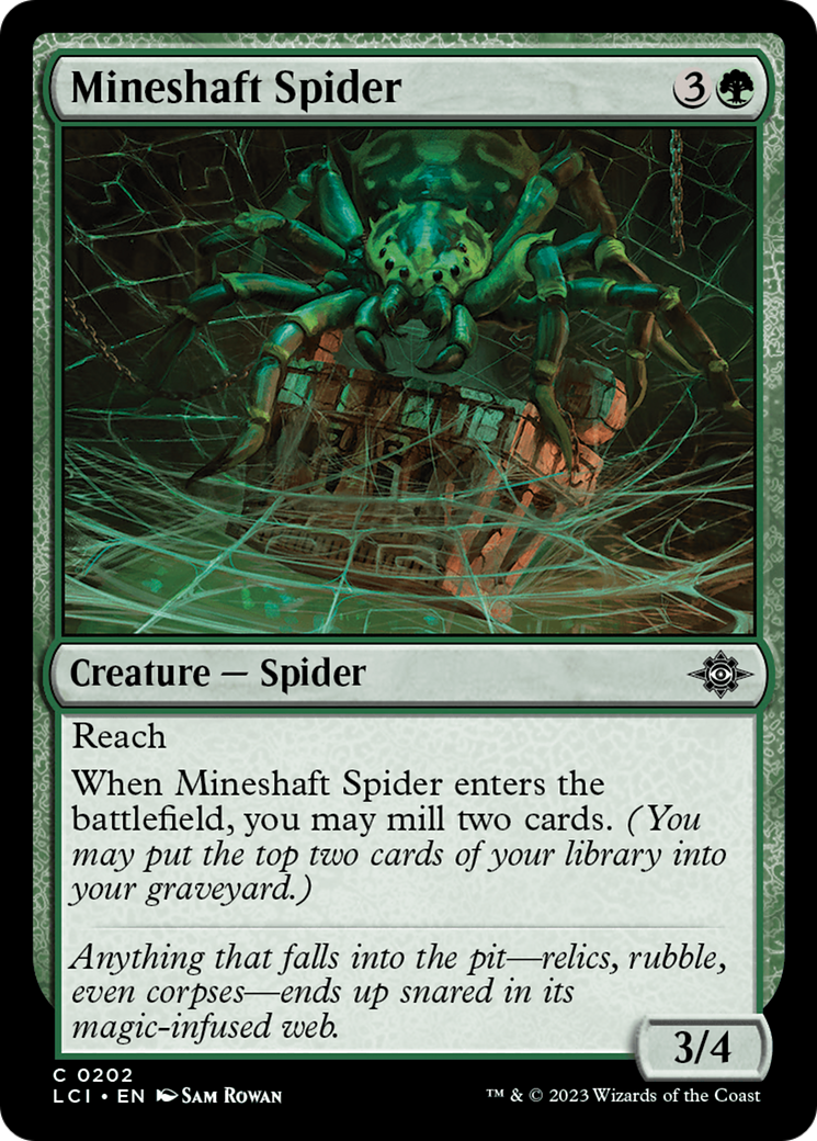 Mineshaft Spider [The Lost Caverns of Ixalan] | Galaxy Games LLC