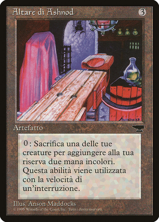 Ashnod's Altar (Italian) - "Altare di Ashnod" [Rinascimento] | Galaxy Games LLC