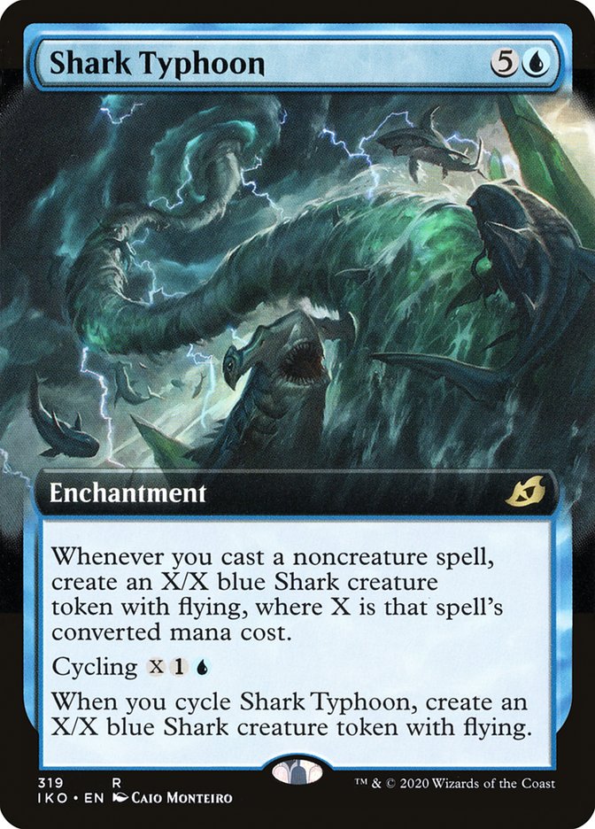 Shark Typhoon (Extended Art) [Ikoria: Lair of Behemoths] | Galaxy Games LLC