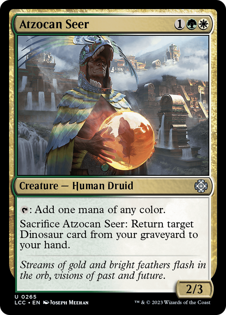 Atzocan Seer [The Lost Caverns of Ixalan Commander] | Galaxy Games LLC