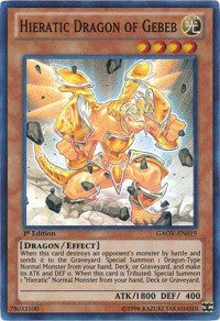 Hieratic Dragon of Gebeb [GAOV-EN019] Super Rare | Galaxy Games LLC