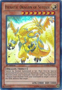 Hieratic Dragon of Sutekh [GAOV-EN025] Ultra Rare | Galaxy Games LLC