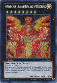 Hieratic Sun Dragon Overlord of Heliopolis [GAOV-EN048] Secret Rare | Galaxy Games LLC