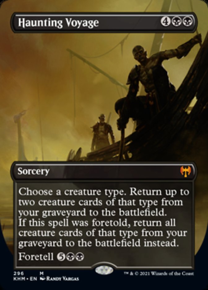 Haunting Voyage (Borderless Alternate Art) [Kaldheim] | Galaxy Games LLC