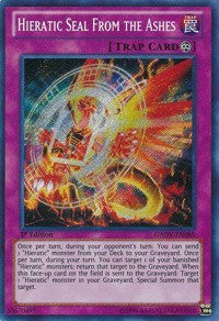 Hieratic Seal From the Ashes [GAOV-EN088] Secret Rare | Galaxy Games LLC