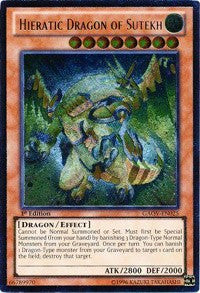 Hieratic Dragon of Sutekh (UTR) [GAOV-EN025] Ultimate Rare | Galaxy Games LLC