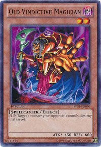 Old Vindictive Magician [BP01-EN060] Common | Galaxy Games LLC