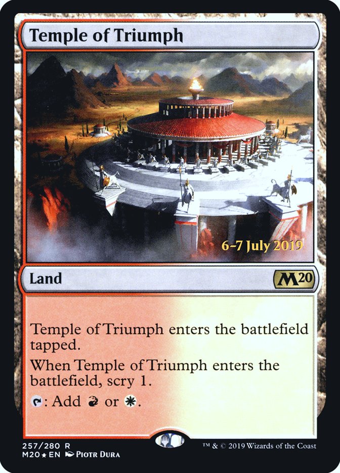 Temple of Triumph [Core Set 2020 Prerelease Promos] | Galaxy Games LLC