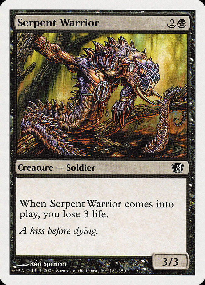 Serpent Warrior [Eighth Edition] | Galaxy Games LLC