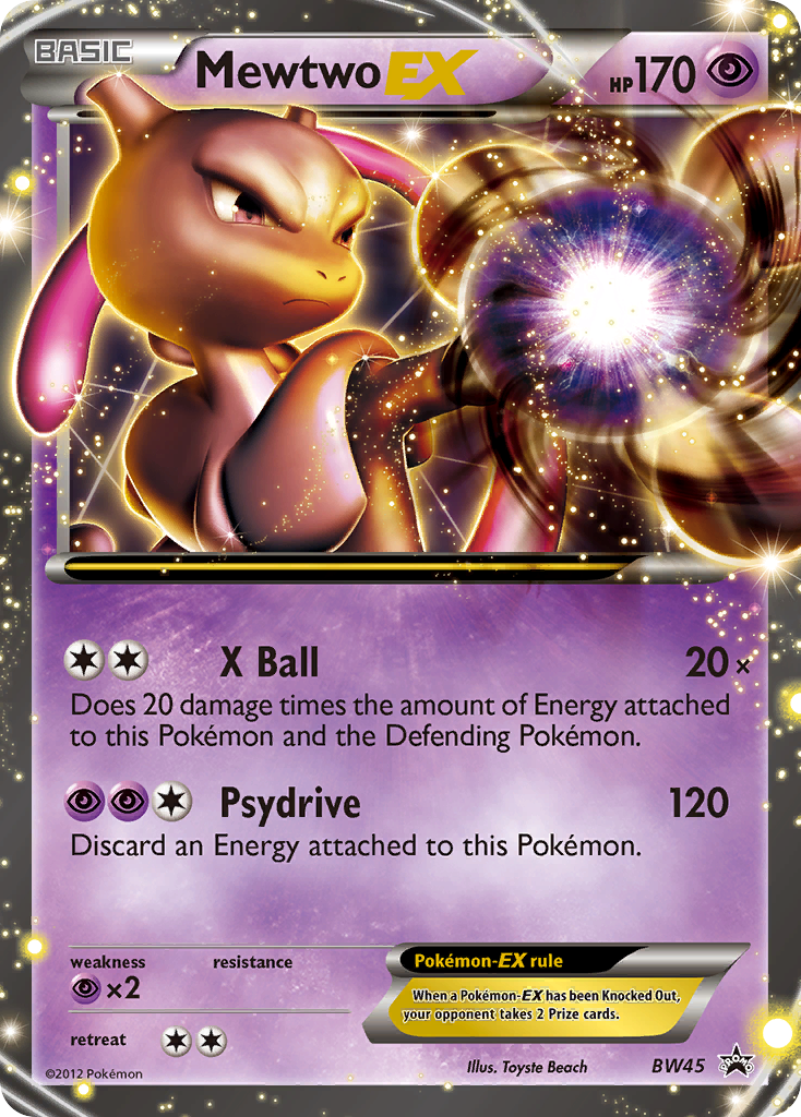 Mewtwo EX (BW45) [Black & White: Black Star Promos] | Galaxy Games LLC