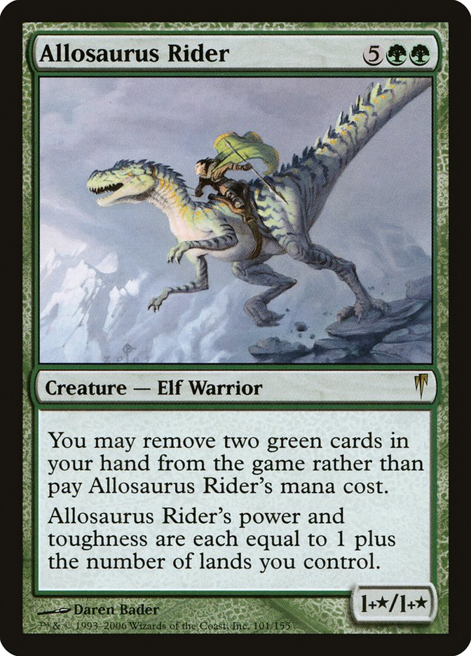 Allosaurus Rider [Coldsnap] | Galaxy Games LLC