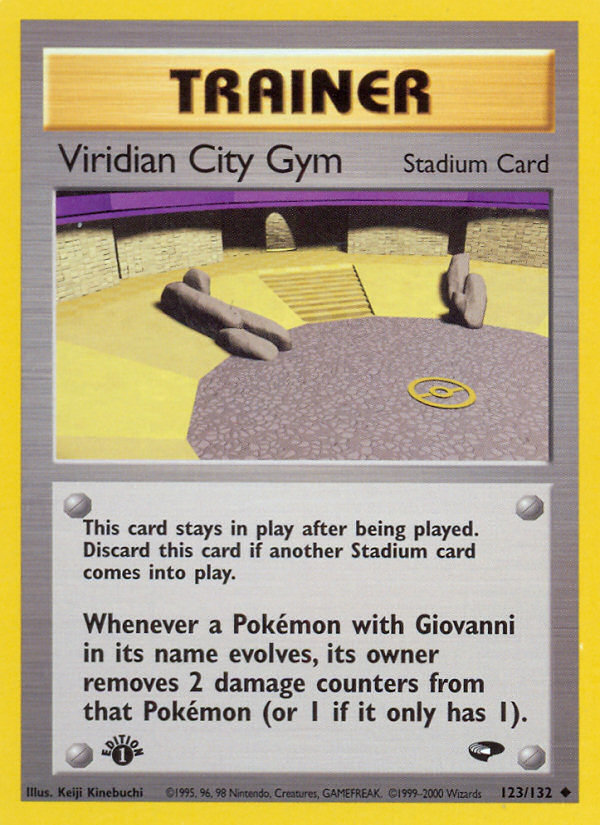 Viridian City Gym (123/132) [Gym Challenge 1st Edition] | Galaxy Games LLC