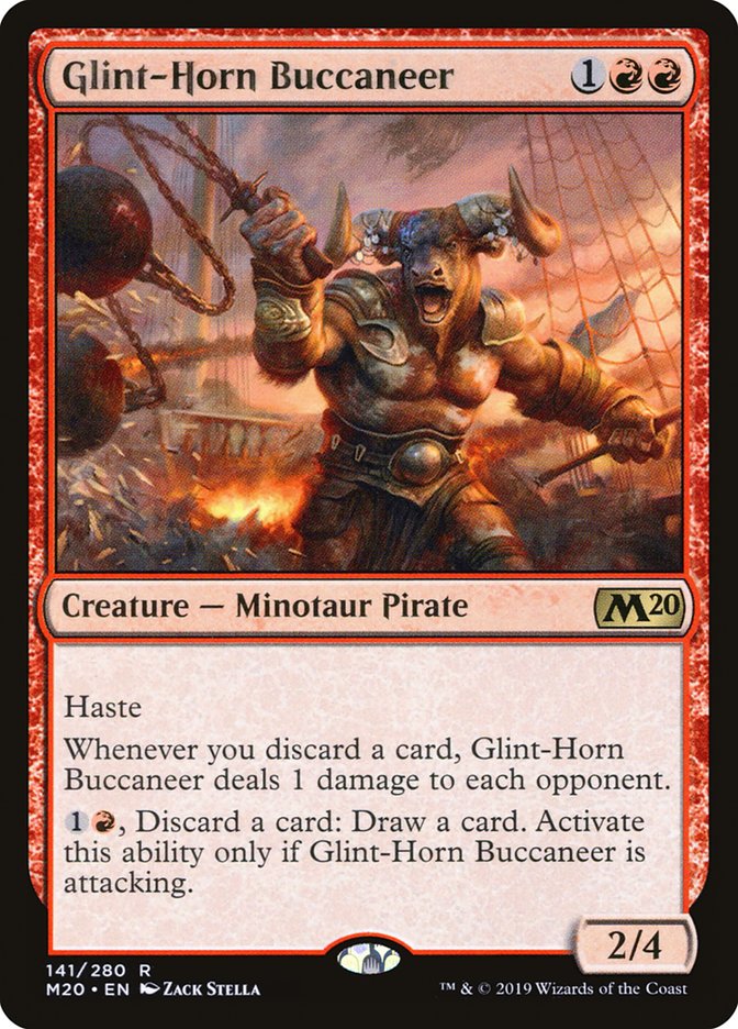 Glint-Horn Buccaneer [Core Set 2020] | Galaxy Games LLC