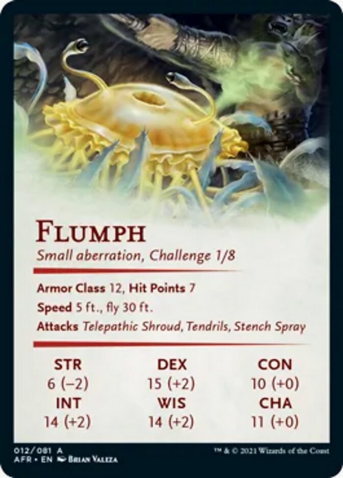 Flumph Art Card [Dungeons & Dragons: Adventures in the Forgotten Realms Art Series] | Galaxy Games LLC