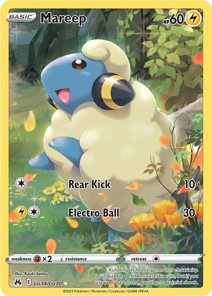 Mareep (GG34/GG70) [Sword & Shield: Crown Zenith] | Galaxy Games LLC