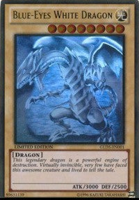 Blue-Eyes White Dragon [GLD5-EN001] Ghost/Gold Rare | Galaxy Games LLC
