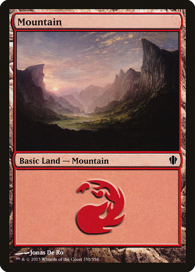 Mountain (350) [Commander 2013] | Galaxy Games LLC