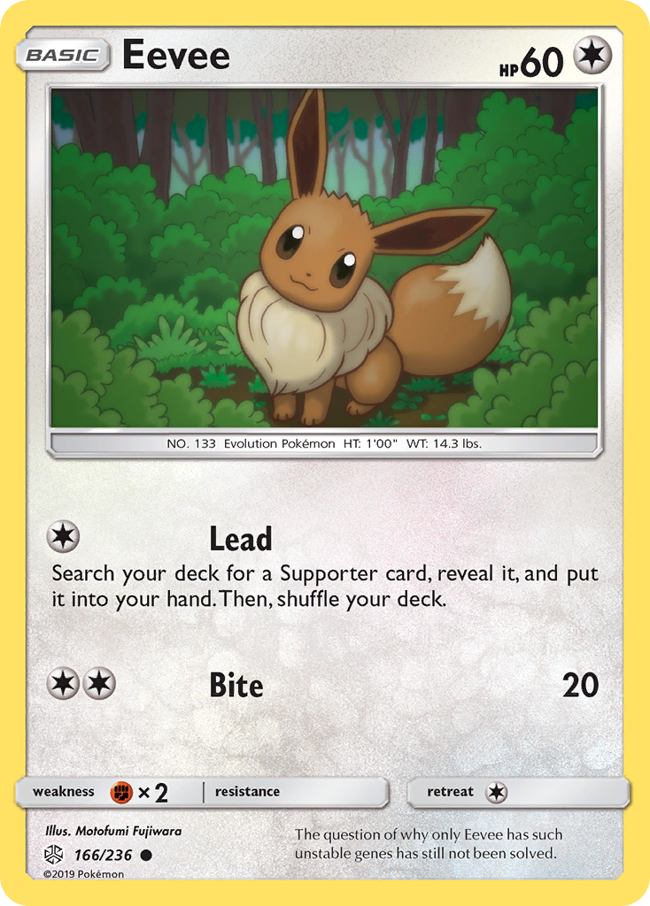 Eevee (166/236) [Sun & Moon: Cosmic Eclipse] | Galaxy Games LLC