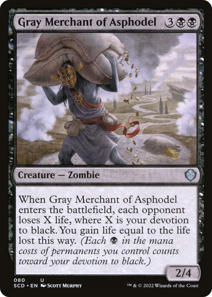 Gray Merchant of Asphodel [Starter Commander Decks] | Galaxy Games LLC