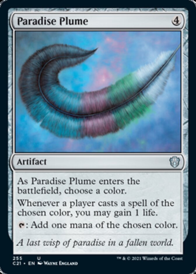 Paradise Plume [Commander 2021] | Galaxy Games LLC