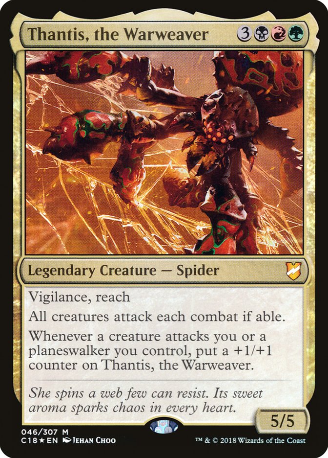 Thantis, the Warweaver [Commander 2018] | Galaxy Games LLC