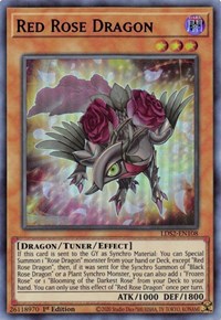 Red Rose Dragon (Purple) [LDS2-EN108] Ultra Rare | Galaxy Games LLC