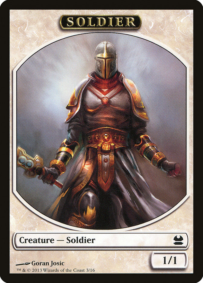 Soldier Token [Modern Masters Tokens] | Galaxy Games LLC