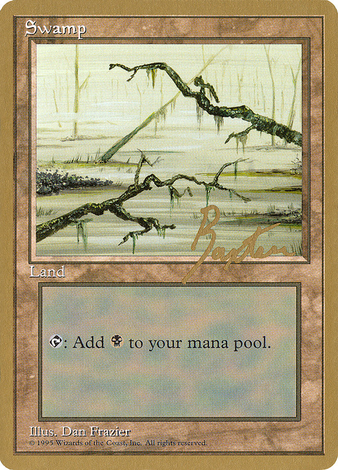 Swamp (gb371) (George Baxter) [Pro Tour Collector Set] | Galaxy Games LLC