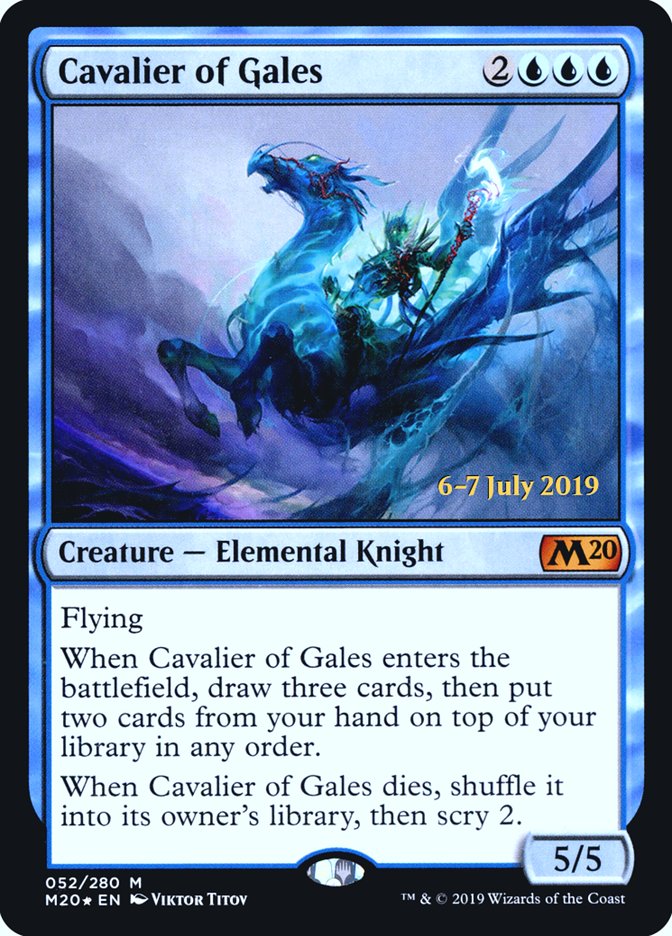 Cavalier of Gales [Core Set 2020 Prerelease Promos] | Galaxy Games LLC