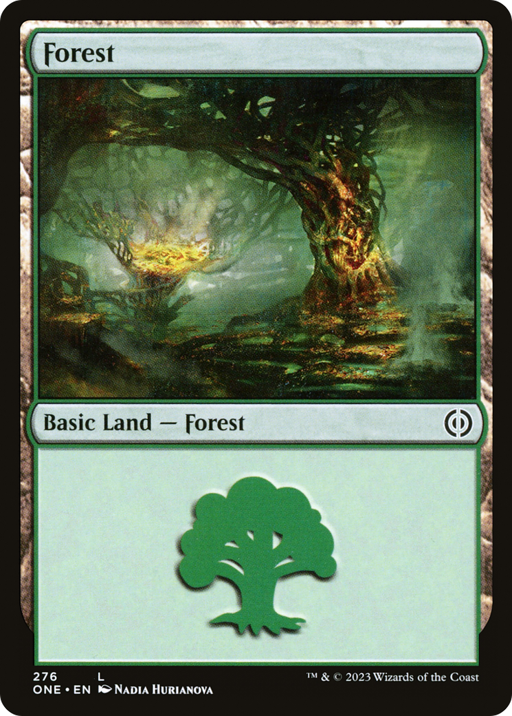 Forest (276) [Phyrexia: All Will Be One] | Galaxy Games LLC