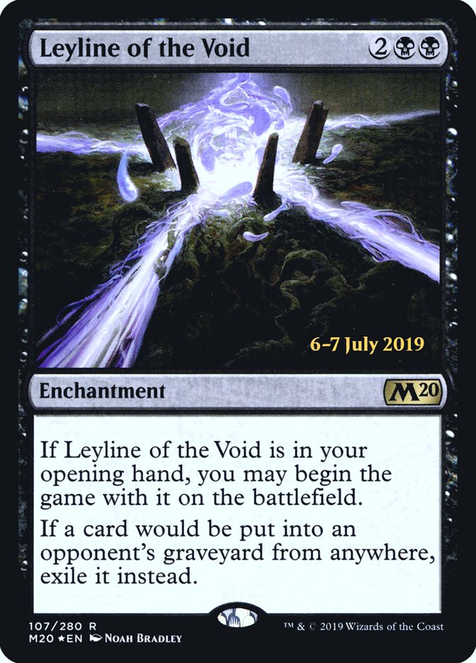 Leyline of the Void [Core Set 2020 Prerelease Promos] | Galaxy Games LLC