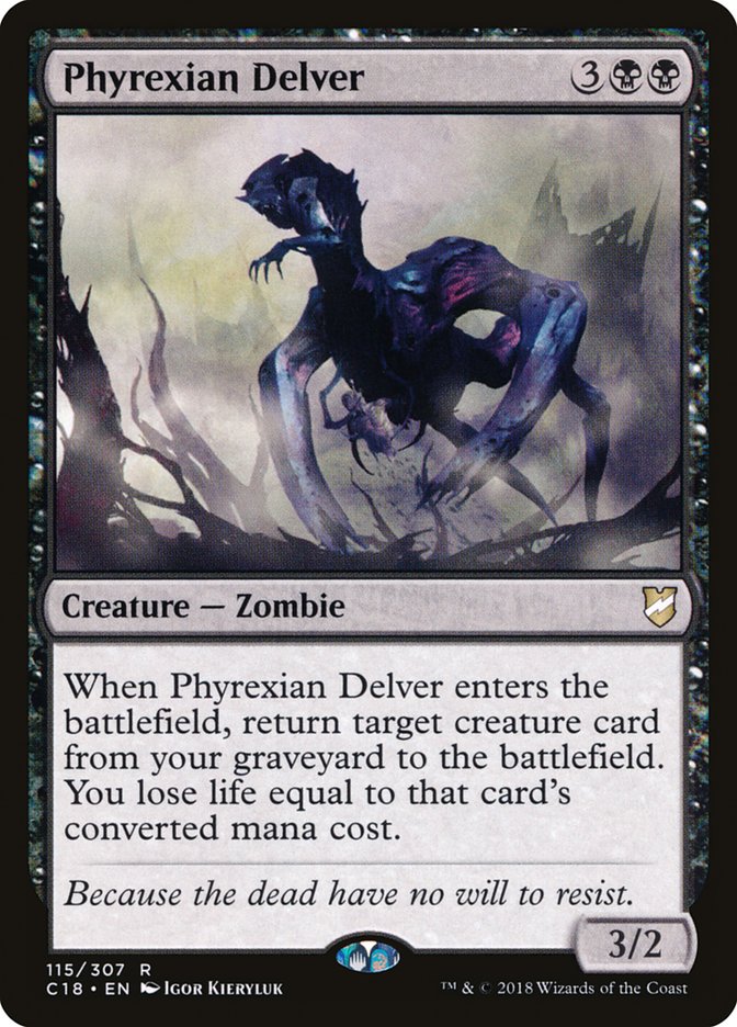 Phyrexian Delver [Commander 2018] | Galaxy Games LLC