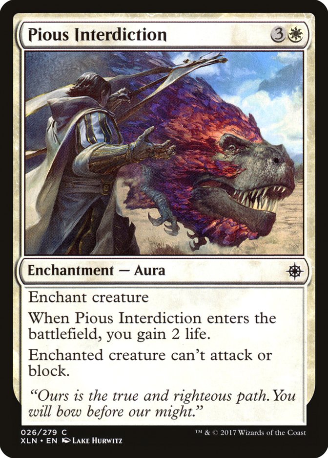 Pious Interdiction [Ixalan] | Galaxy Games LLC