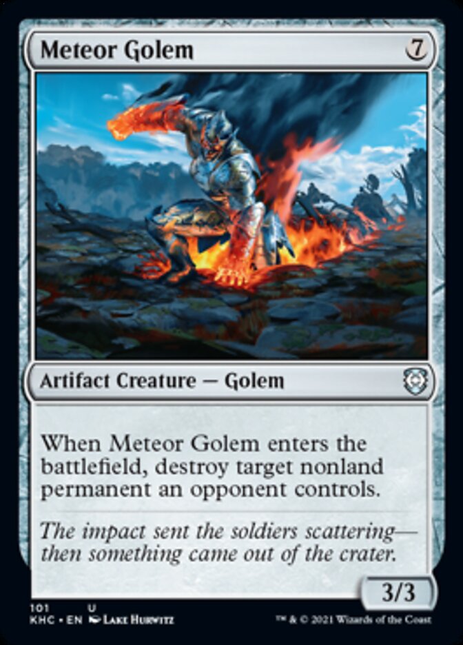 Meteor Golem [Kaldheim Commander] | Galaxy Games LLC