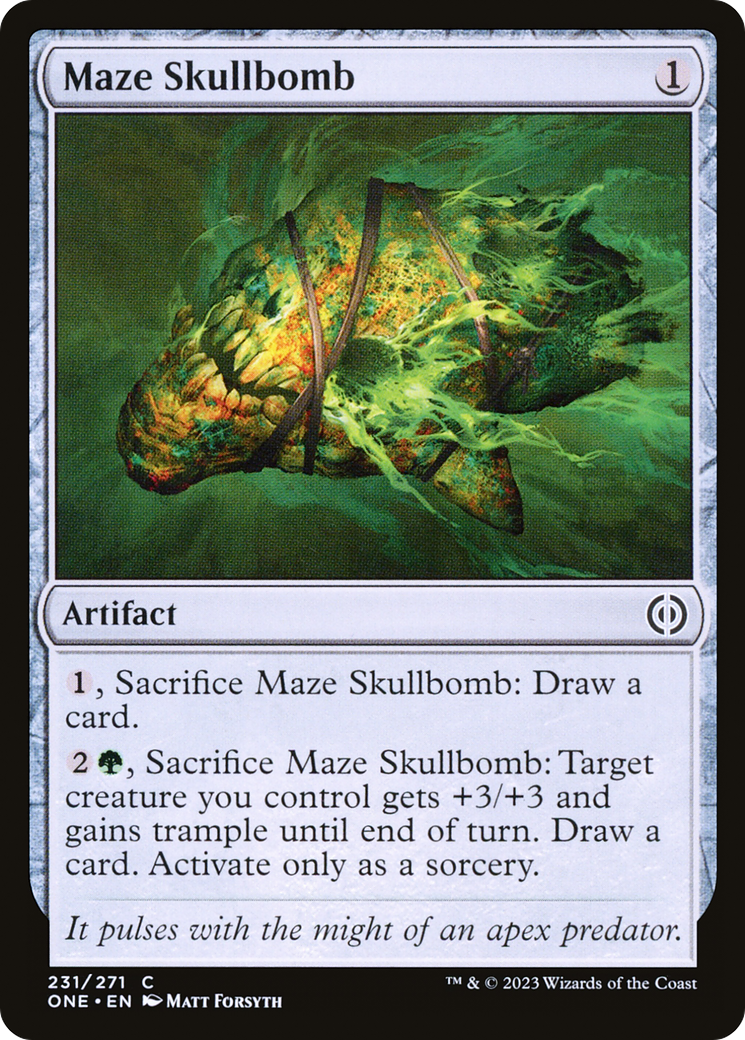 Maze Skullbomb [Phyrexia: All Will Be One] | Galaxy Games LLC