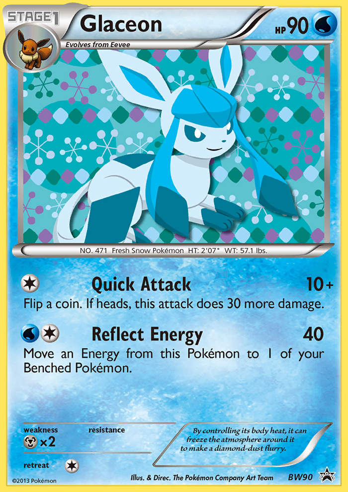 Glaceon (BW90) [Black & White: Black Star Promos] | Galaxy Games LLC