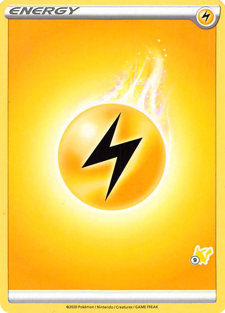 Lightning Energy (Pikachu Stamp #9) [Battle Academy 2022] | Galaxy Games LLC