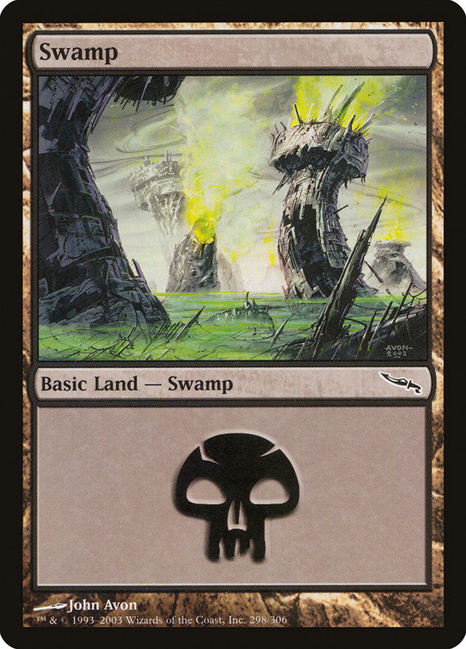 Swamp (298) [Mirrodin] | Galaxy Games LLC