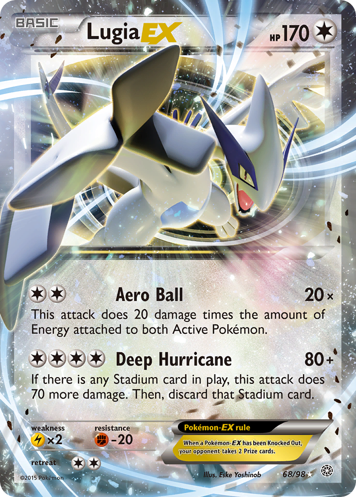 Lugia EX (68/98) [XY: Ancient Origins] | Galaxy Games LLC