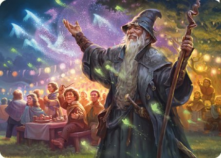 Gandalf, Friend of the Shire Art Card [The Lord of the Rings: Tales of Middle-earth Art Series] | Galaxy Games LLC