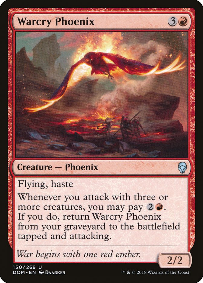 Warcry Phoenix [Dominaria] | Galaxy Games LLC