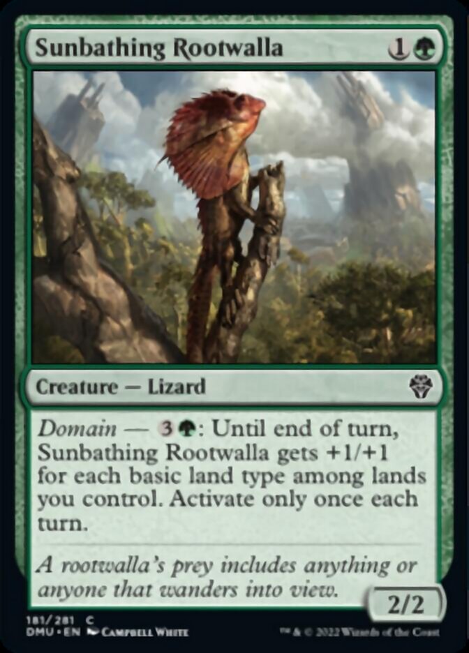 Sunbathing Rootwalla [Dominaria United] | Galaxy Games LLC