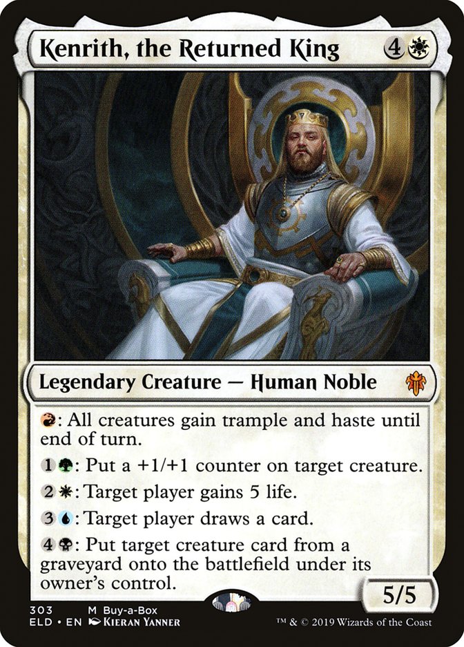 Kenrith, the Returned King (Buy-A-Box) [Throne of Eldraine Promos] | Galaxy Games LLC