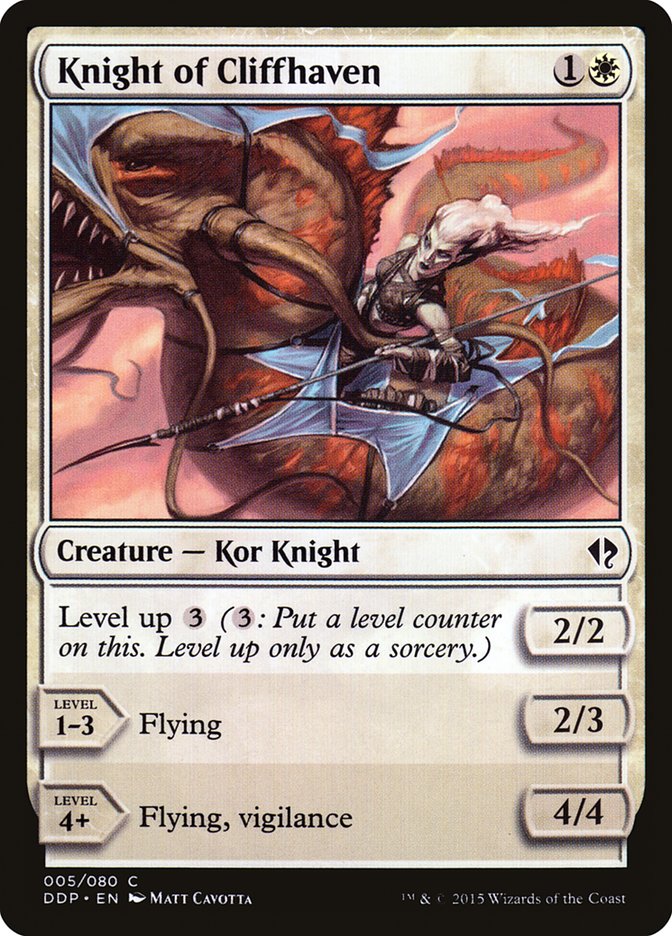 Knight of Cliffhaven [Duel Decks: Zendikar vs. Eldrazi] | Galaxy Games LLC