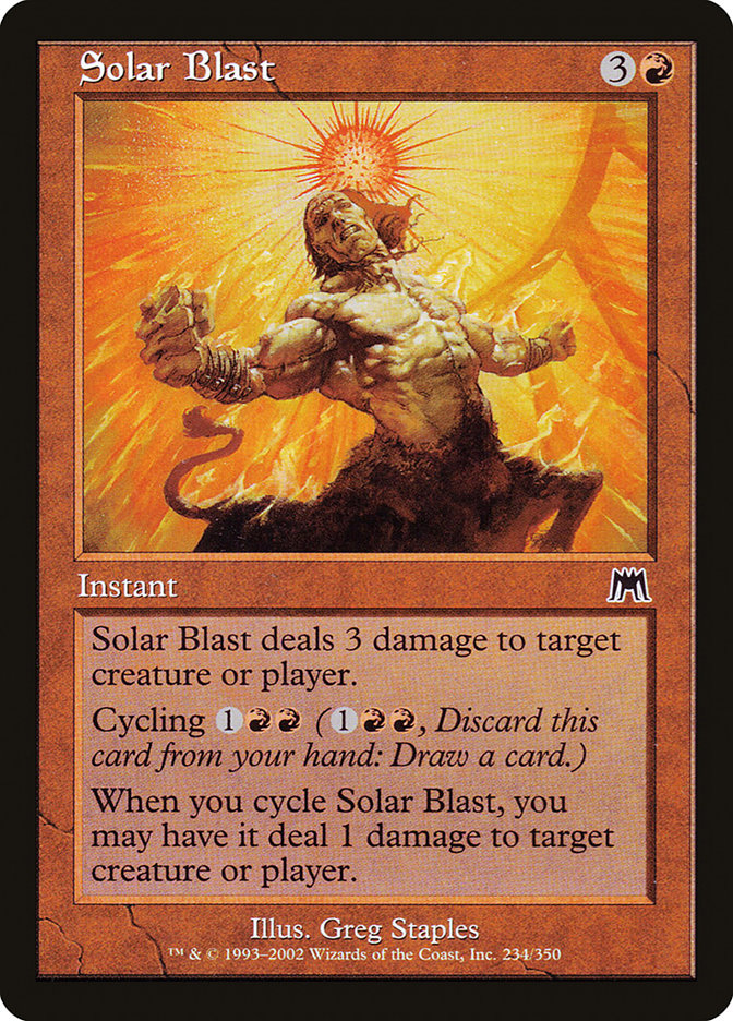 Solar Blast [Onslaught] | Galaxy Games LLC