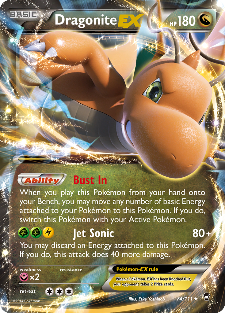 Dragonite EX (74/111) [XY: Furious Fists] | Galaxy Games LLC