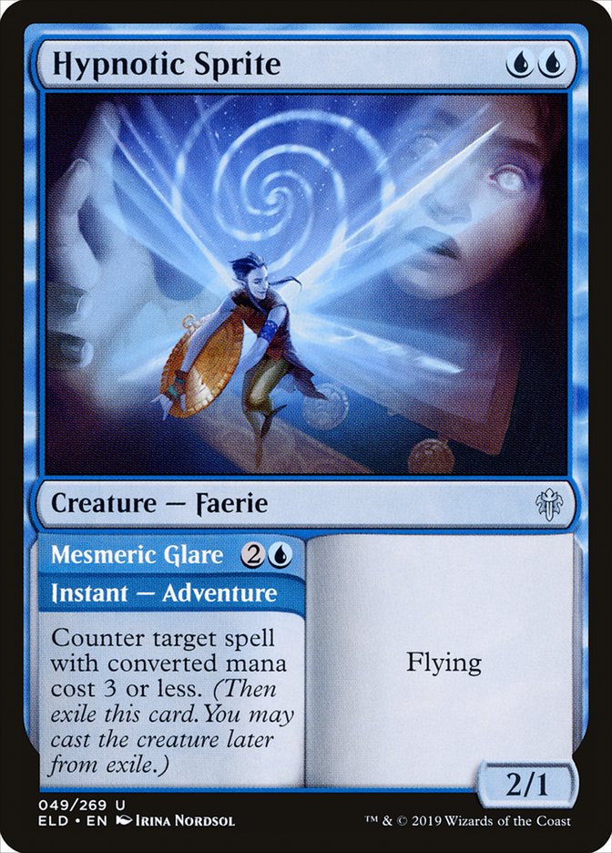 Hypnotic Sprite // Mesmeric Glare [Throne of Eldraine] | Galaxy Games LLC