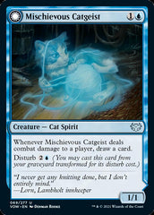 Mischievous Catgeist // Catlike Curiosity [Innistrad: Crimson Vow] | Galaxy Games LLC