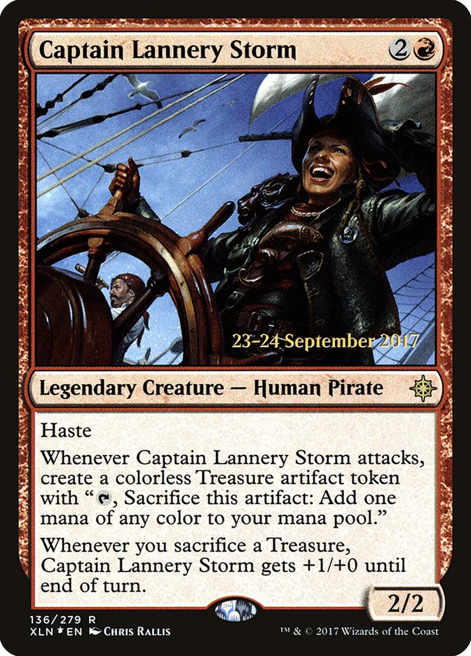 Captain Lannery Storm [Ixalan Prerelease Promos] | Galaxy Games LLC